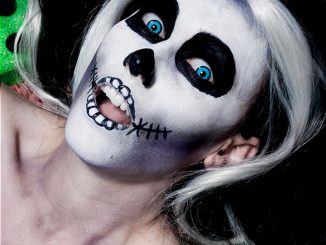 halloween skull makeup tutorial