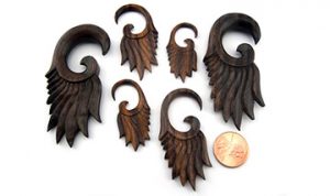 Urban Body Jewelry Sono Wood Goddess Spirals