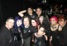 A Murder of Crows Descends Upon Gotham for a Full Weekend Extravaganza A Murder of Crows (from left to right): Martin Oldgoth, Brigitte Gothtart, Mark Splatter, Sean Templar (back), Naren Renz (back), Jenn Bats, Dave Bats (front), friend, friend, Andy Smith.