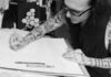 Damien Echols in the studio