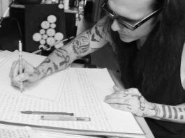 Damien Echols: Salem Art Exhibit & Magick Revolution Damien Echols in the studio