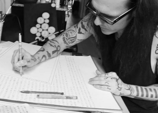 Damien Echols: Salem Art Exhibit & Magick Revolution Damien Echols in the studio