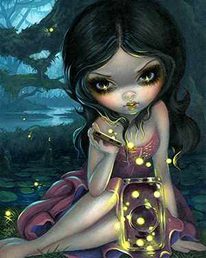 releasing fireflies by jasmine becket griffith